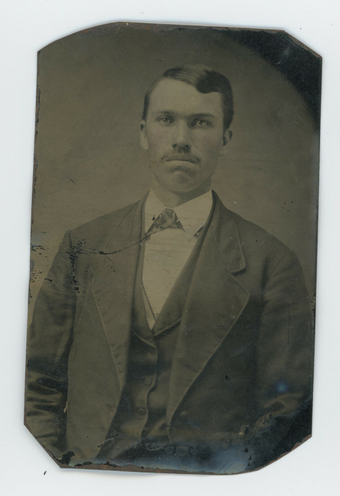 TINTYPE MAN W/ MUSTACHE