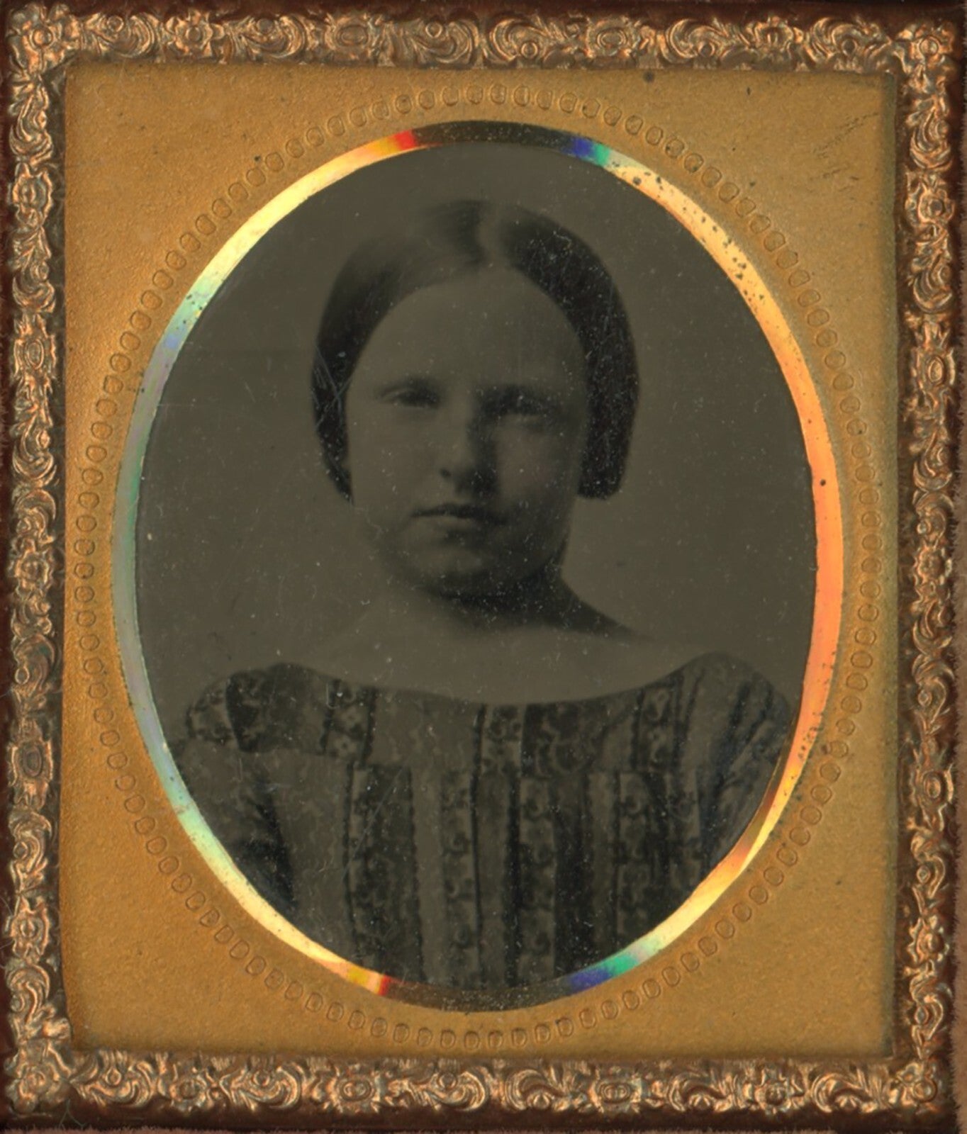 1/16 PLATE TINTYPE IN FULL CASE