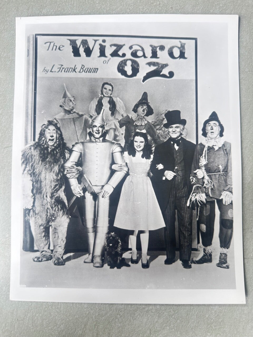 Vintage Wizard of Oz Original Press Release Photos Set of 5 - 8x10, authentic