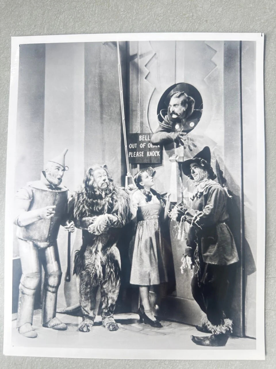 Vintage Wizard of Oz Original Press Release Photos Set of 5 - 8x10, authentic