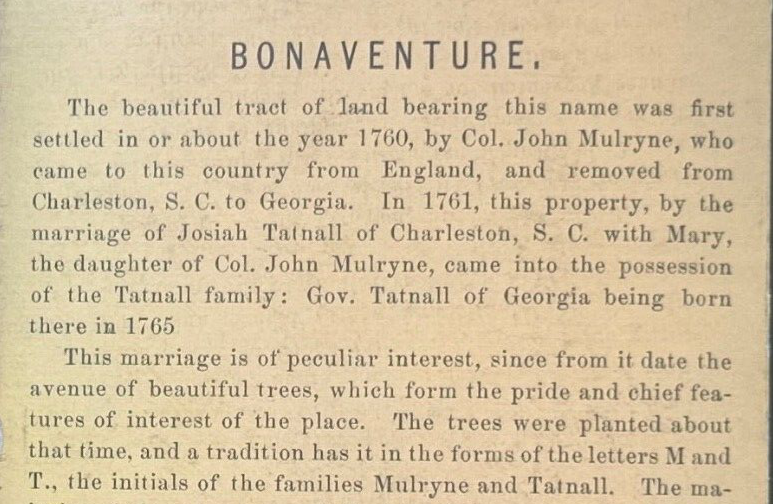 Vintage Stereoview Card: “Bonaventure Cemetery, Savannah Georgia “ 3.5x7in