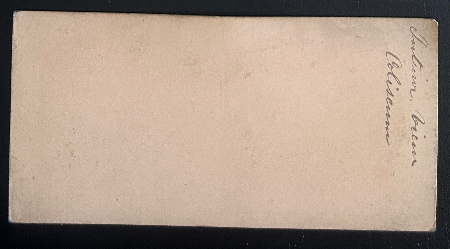 Vintage Stereoview Card Interior Colosseum Rome Italy 3.5x7in Photo Historic