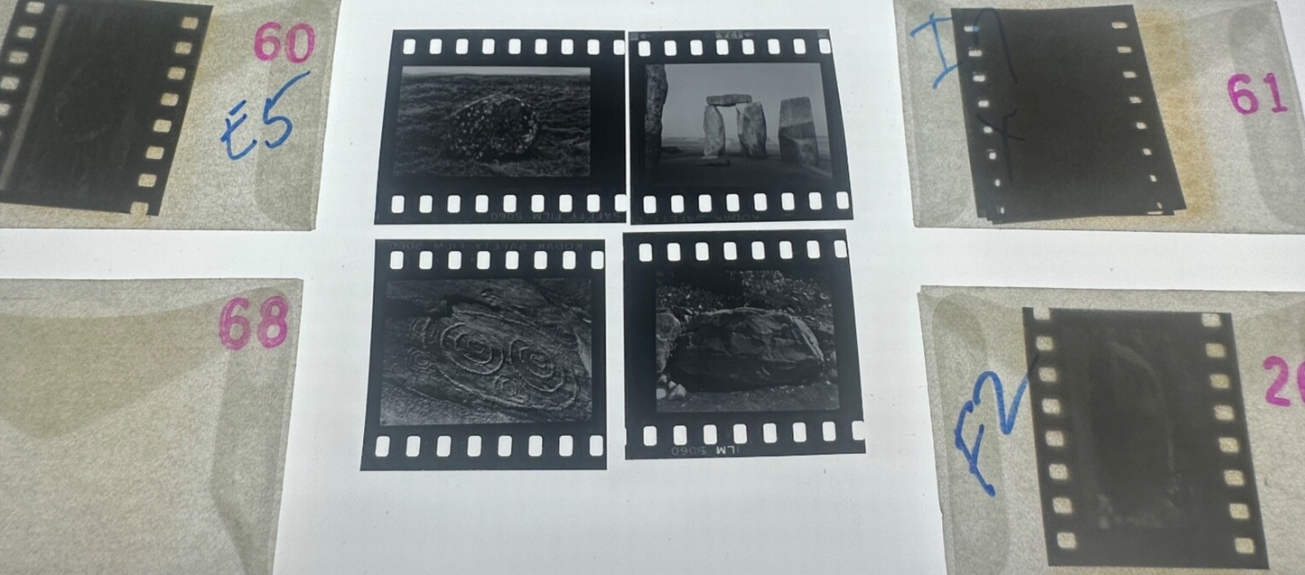 Professional Photographers "Paul Caponigro" 35mm Unmounted Slides (16)