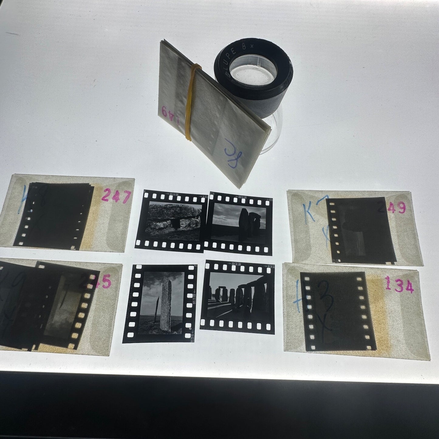 Paul Caponigro 35mm Unmounted Slides - Vintage Landscape & Still Life