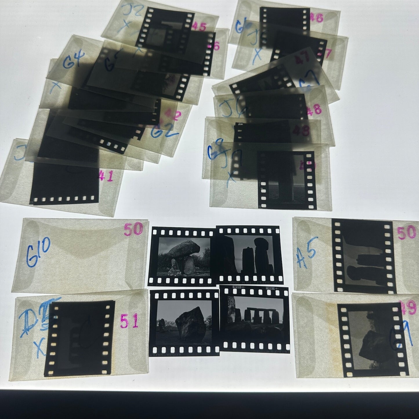 Professional Photographers "Paul Caponigro" 35mm Unmounted Slides (20)