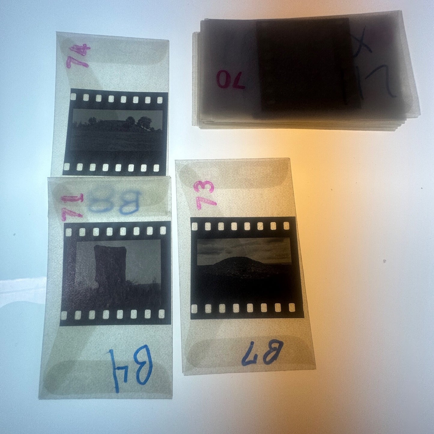 Professional Photographers "Paul Caponigro" 35mm Unmounted Slides (18)