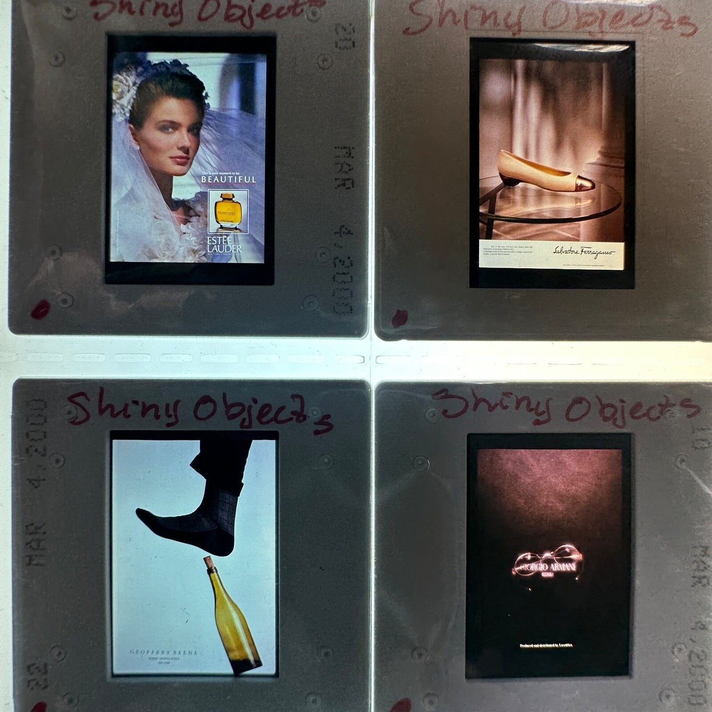 Pro Photography Commercial Photo collection Shiny Objects 35mm Slides Lot of 140