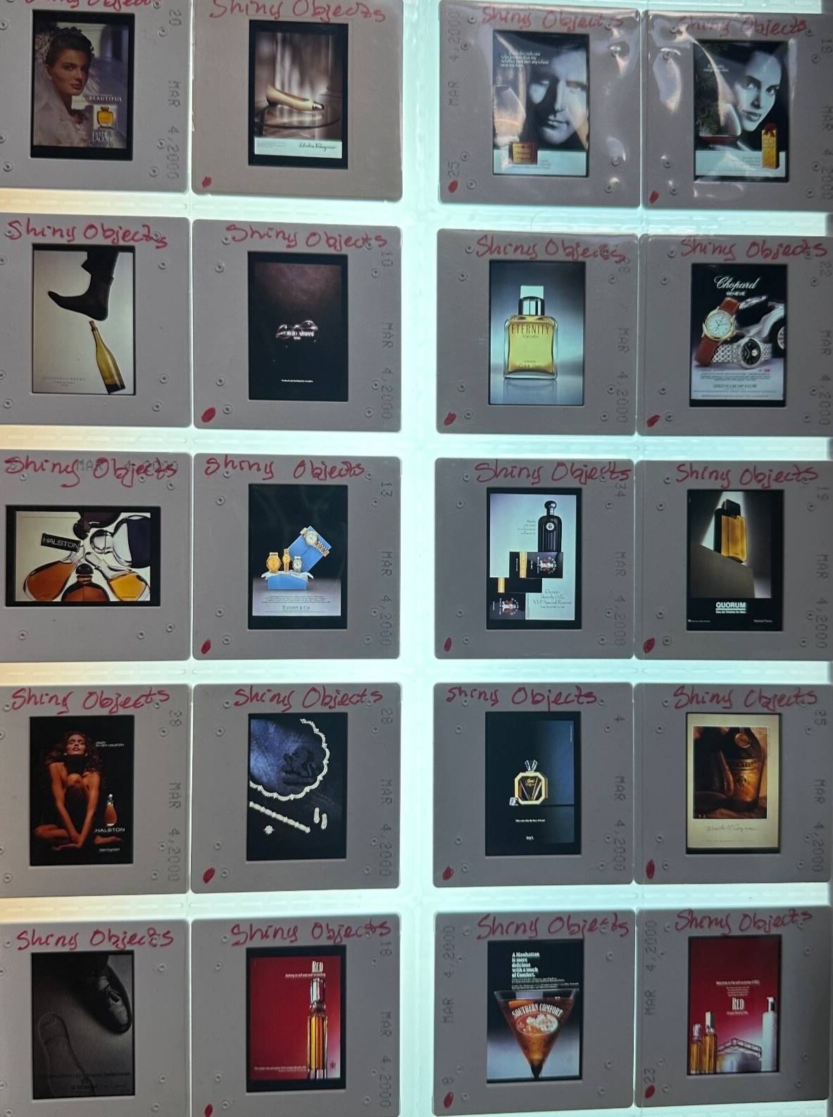 Pro Photography Commercial Photo collection Shiny Objects 35mm Slides Lot of 140