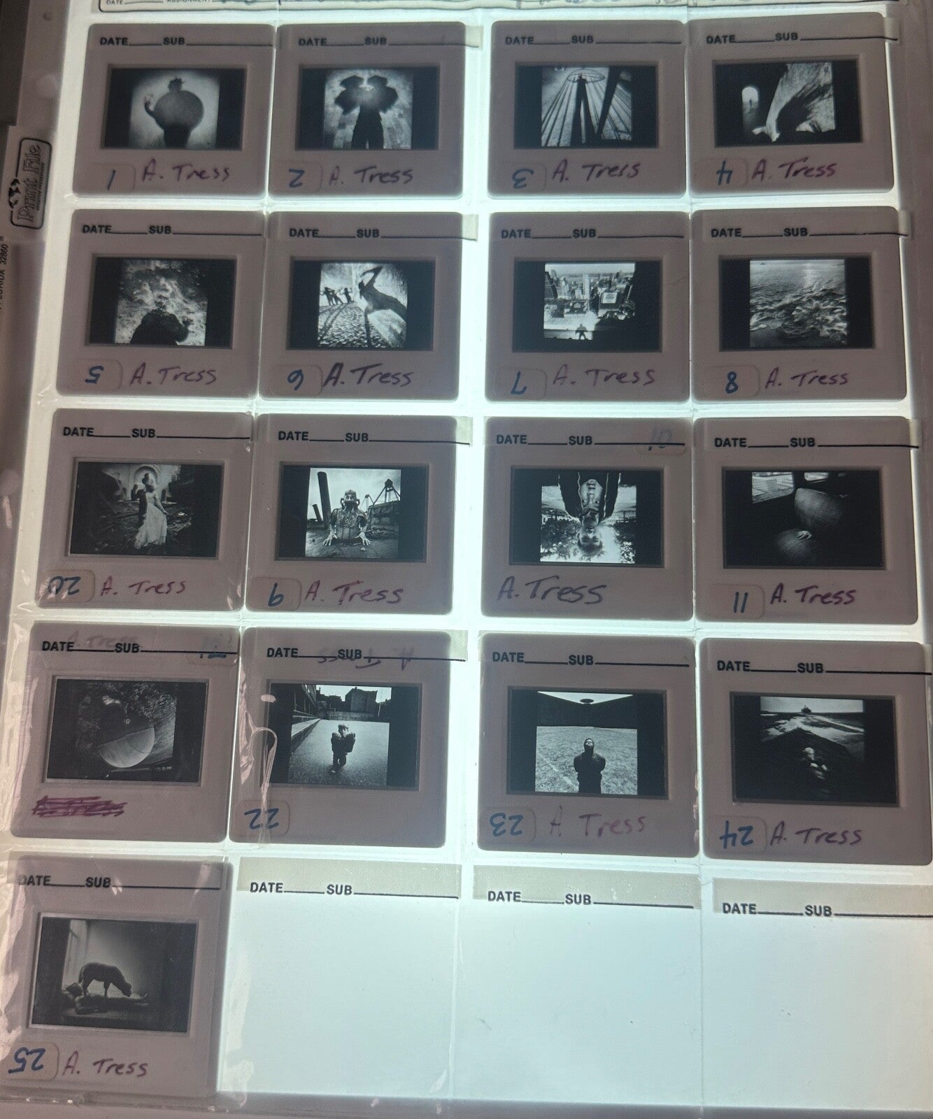 Professional Photographers "Arthur Tress" 35mm Slides Lot of 24