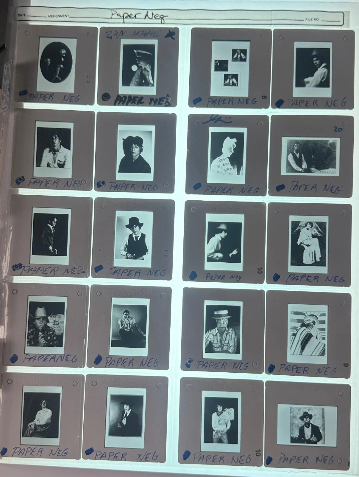 Vintage 35mm Slides Paper Negatives – Lot of 35 Authentic Photos by Pro