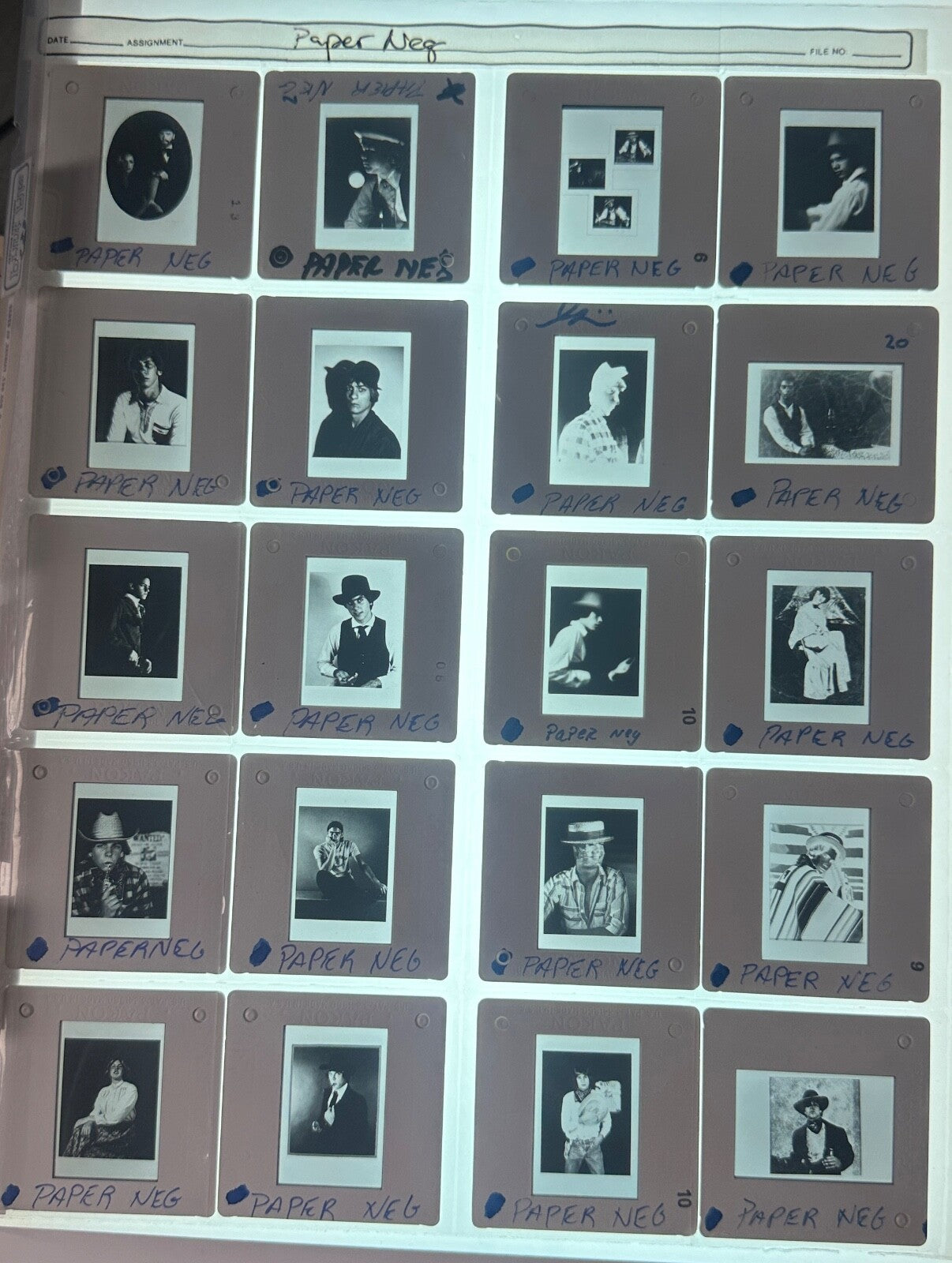 Vintage 35mm Slides Paper Negatives – Lot of 35 Authentic Photos by Pro