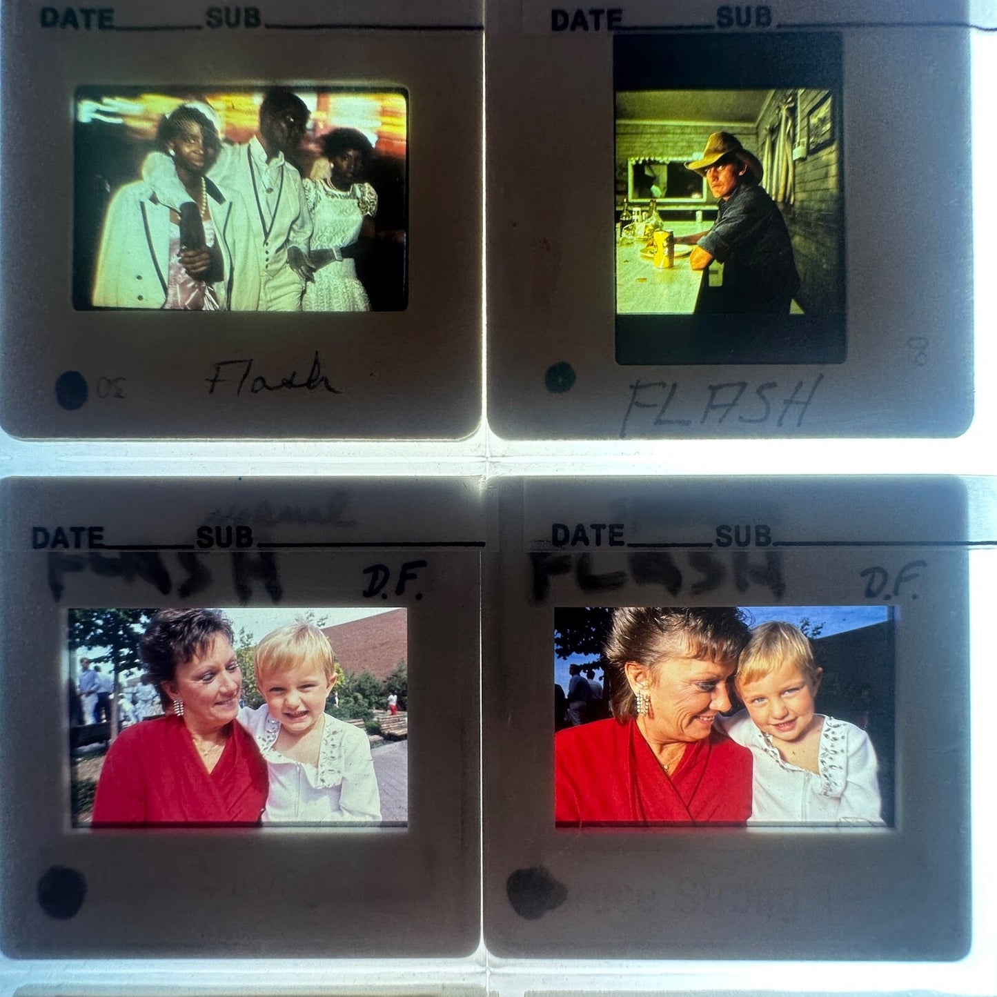 Professional Photographers "Flash Photos/ various" 35mm Slides Lot of 100 plus