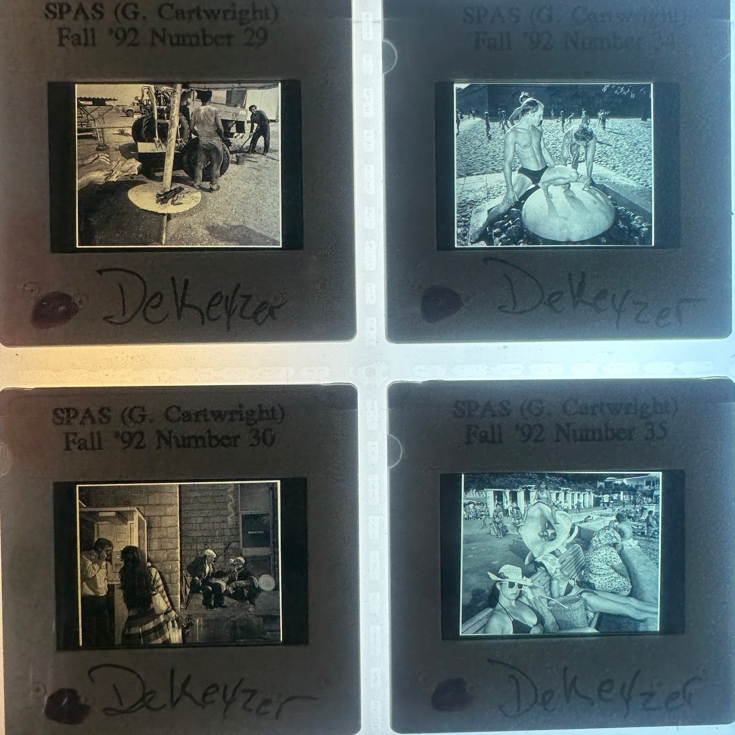 Professional Photographers: "Carl De Keyzer"  35mm slides Lot of 11