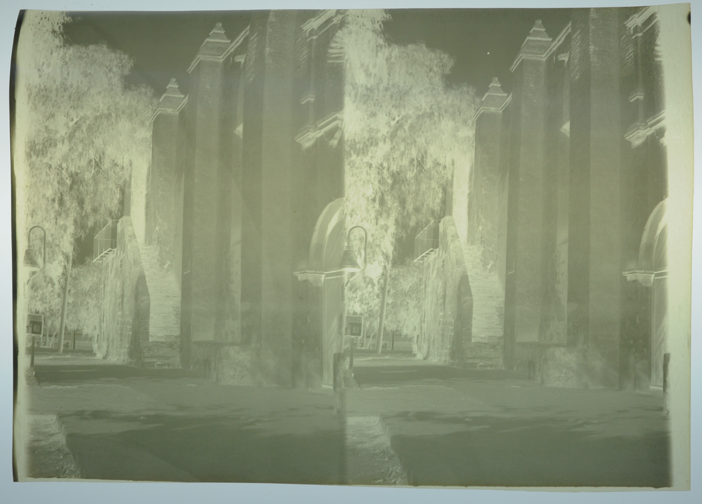 Lot of Five 5x7 Film Negatives Antique, Desert and Cactus, Interior, Stereo