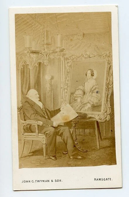 Sir Moses Montefiore CDV by John C Twyman & Son, Ramsgate