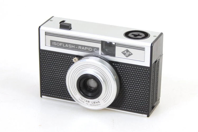 Art Deco Film Camera w/ Flashbulb Flash Instructions & Box