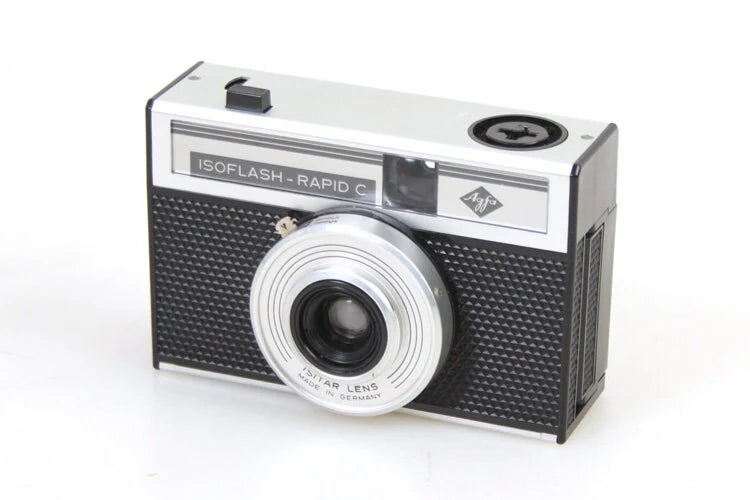 Art Deco Film Camera w/ Flashbulb Flash Instructions & Box