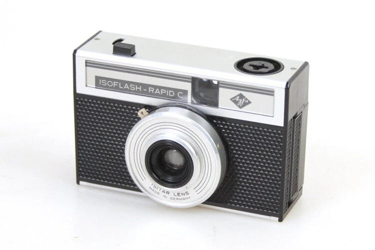 Art Deco Film Camera w/ Flashbulb Flash Instructions & Box