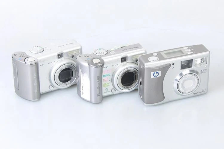 Point & Shoot Digital Cameras (3) for Prop or Display Only
