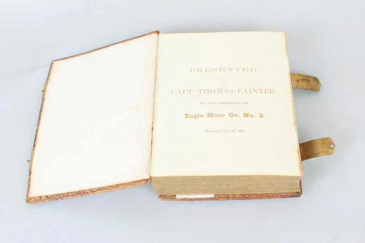 Antique Photo Album Large 1860s for CDV & Tin
