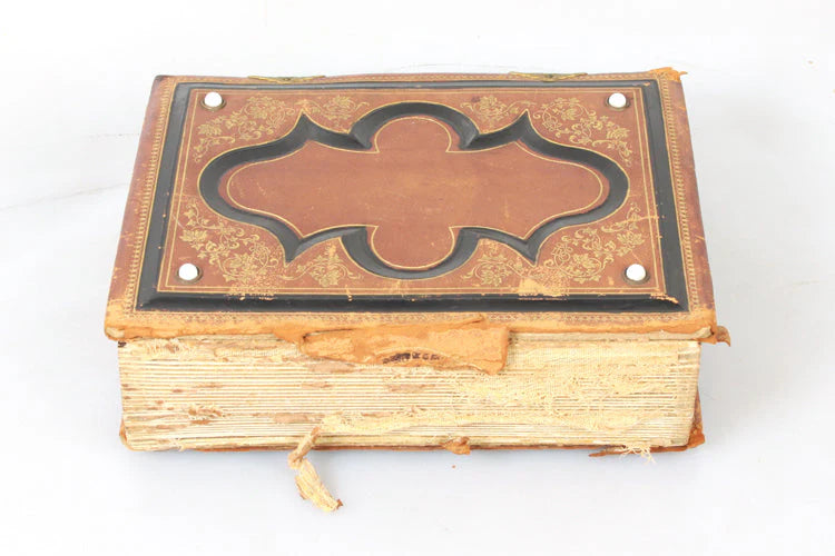 Antique Photo Album Large 1860s for CDV & Tin