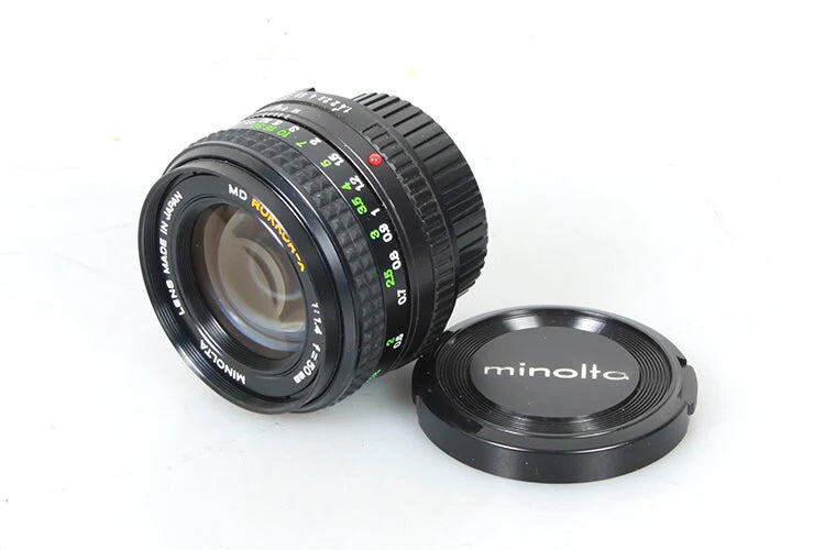 Rokkor-X 50mm 1:1.4 Minolta Manual Focus Lens in Box