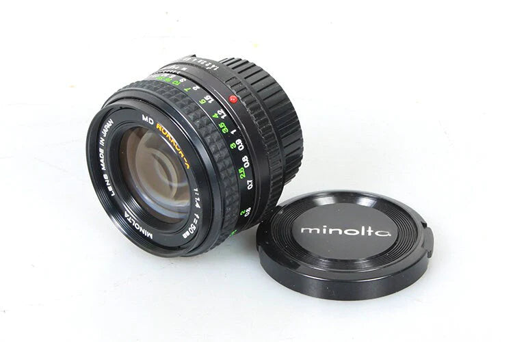 Rokkor-X 50mm 1:1.4 Minolta Manual Focus Lens in Box