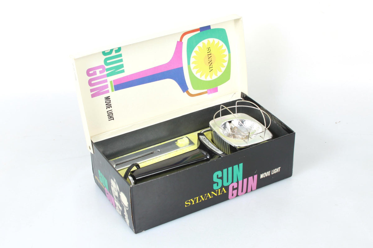 Vintage Sun Gun Movie Light Sylvania Model SG-50 in Box