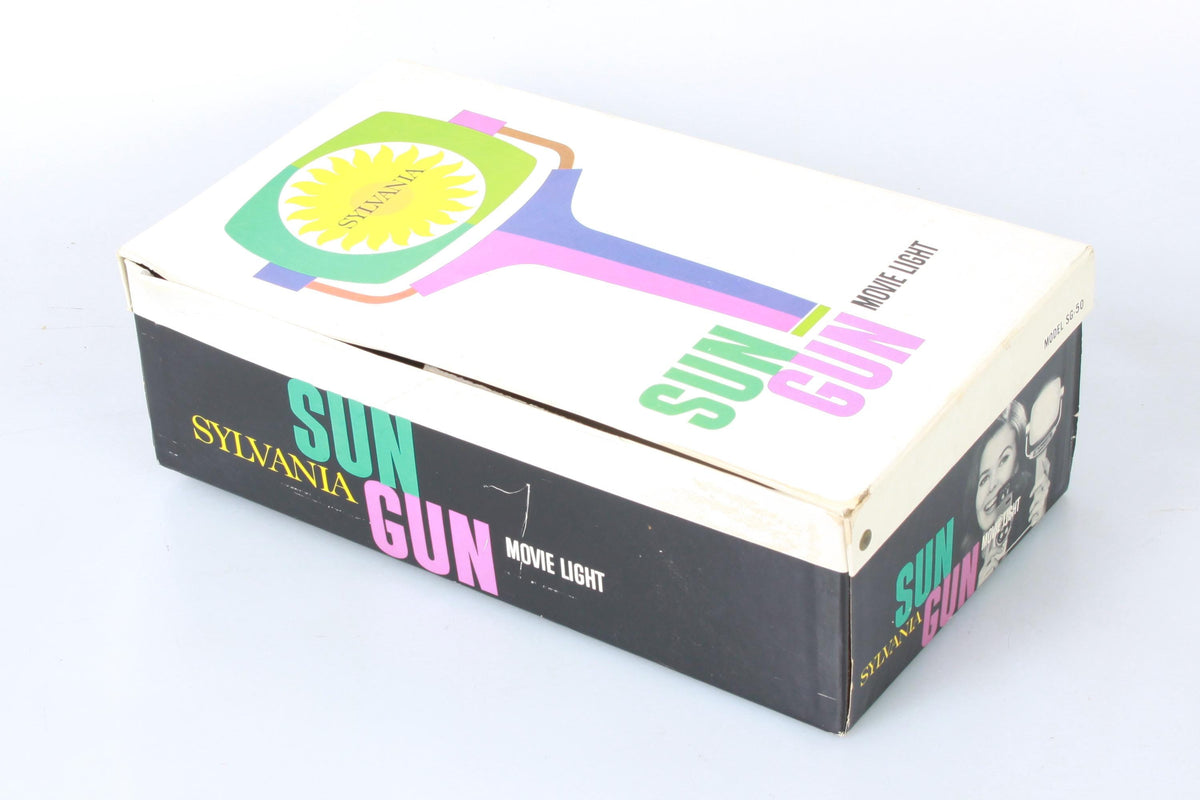 Vintage Sun Gun Movie Light Sylvania Model SG-50 in Box