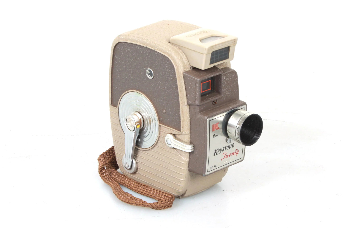 Keystone Twenty 8mm Art Deco Movie Camera w Hand Strap