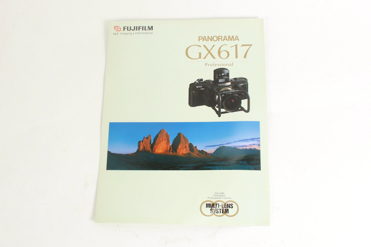 Fuji FujiFilm GX617 Pro Brochure