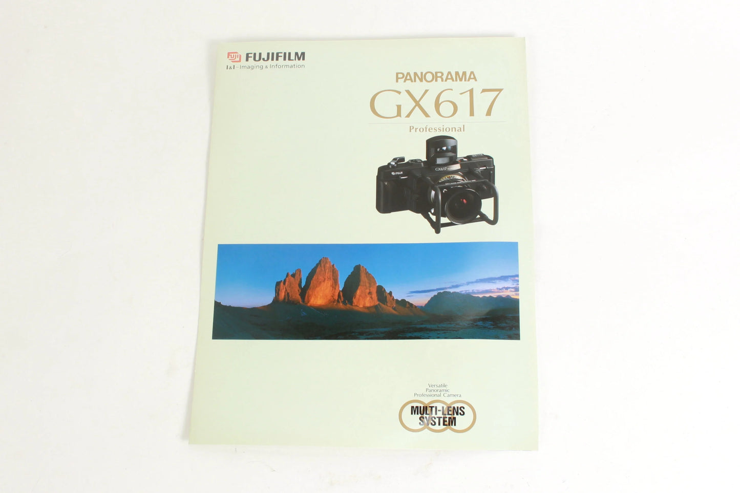 Fuji FujiFilm GX617 Pro Brochure