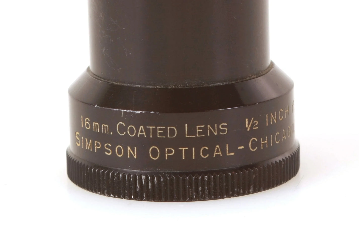 Vintage Simpson Optical 1/2 Inch F/2.4 16MM Cine Projection Lens
