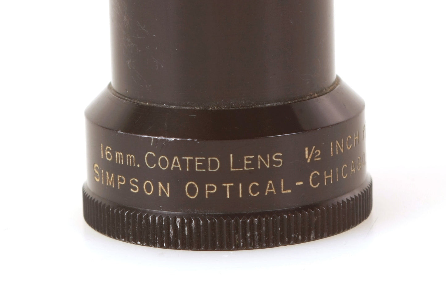 Vintage Simpson Optical 1/2 Inch F/2.4 16MM Cine Projection Lens