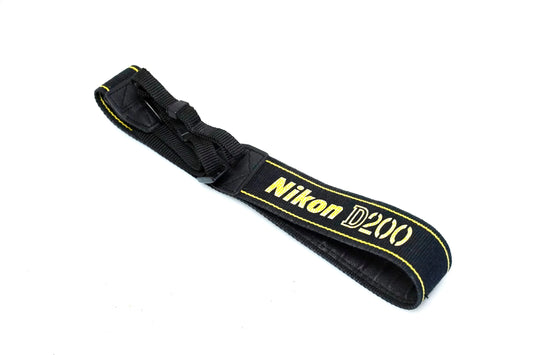 Nikon D200 Branded Wide Strap Black and Yellow