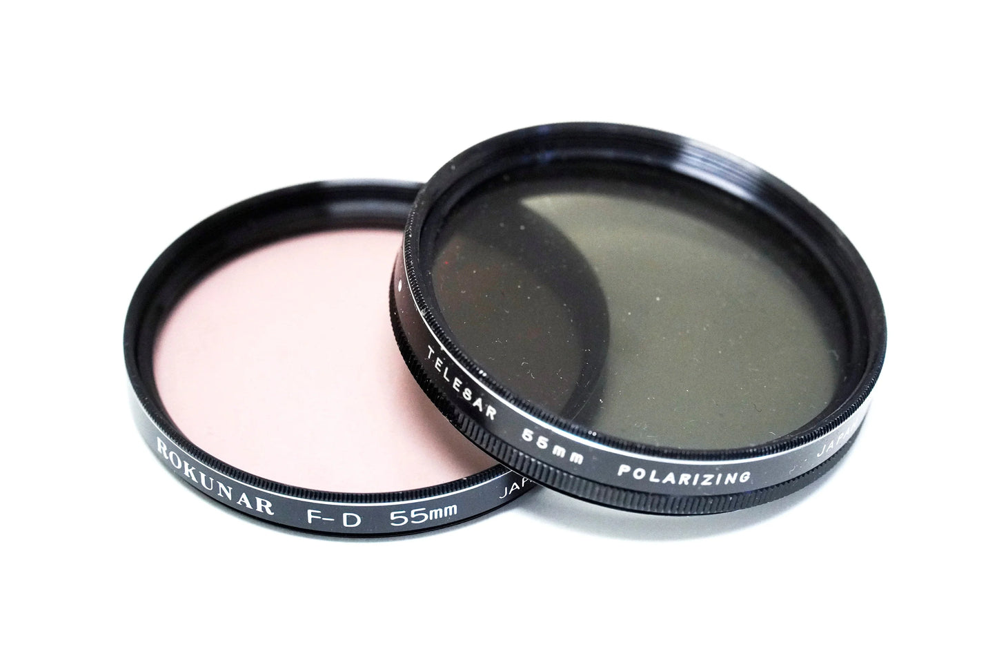 Telesar 55mm Polarizing And Rokunar FD 55mm Camera lens Filters Set