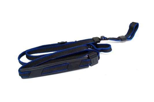 Minolta Camera Strap Adjustable Black And Blue