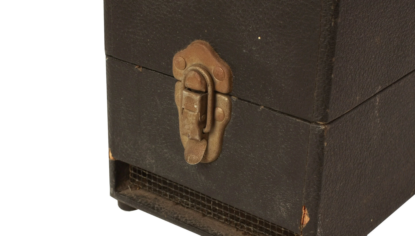 Antique Argus Projector Case Wood With Leather Finish - Circa 1960s
