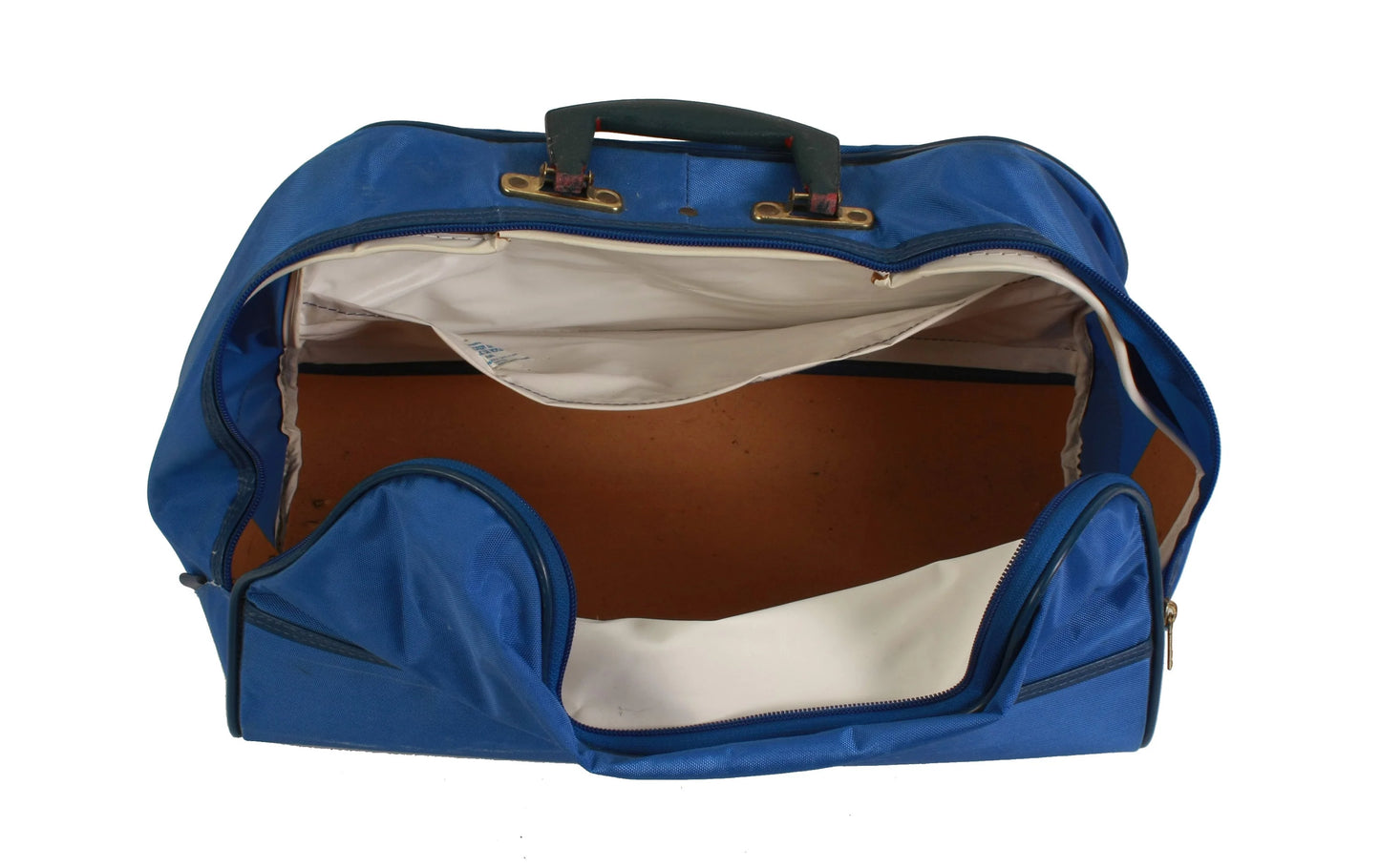 Vintage Steelworkers Metallos Blue Nylon Duffel Bag