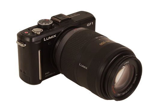 Panasonic Lumix DMC-GF1 12.1MP Mirrorless Digital Camera With Lumix 45-200mm F/4