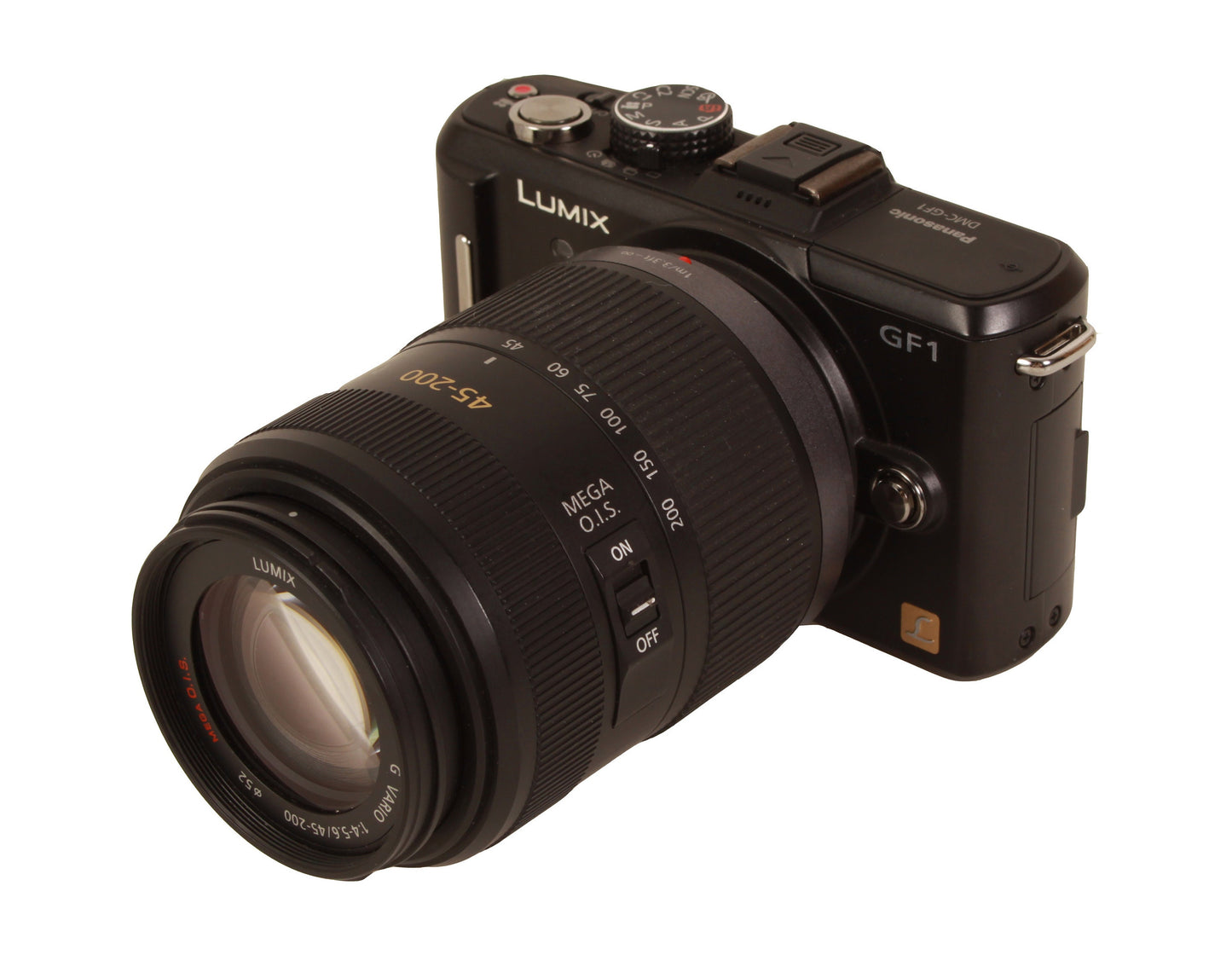 Panasonic Lumix DMC-GF1 12.1MP Mirrorless Digital Camera With Lumix 45-200mm F/4