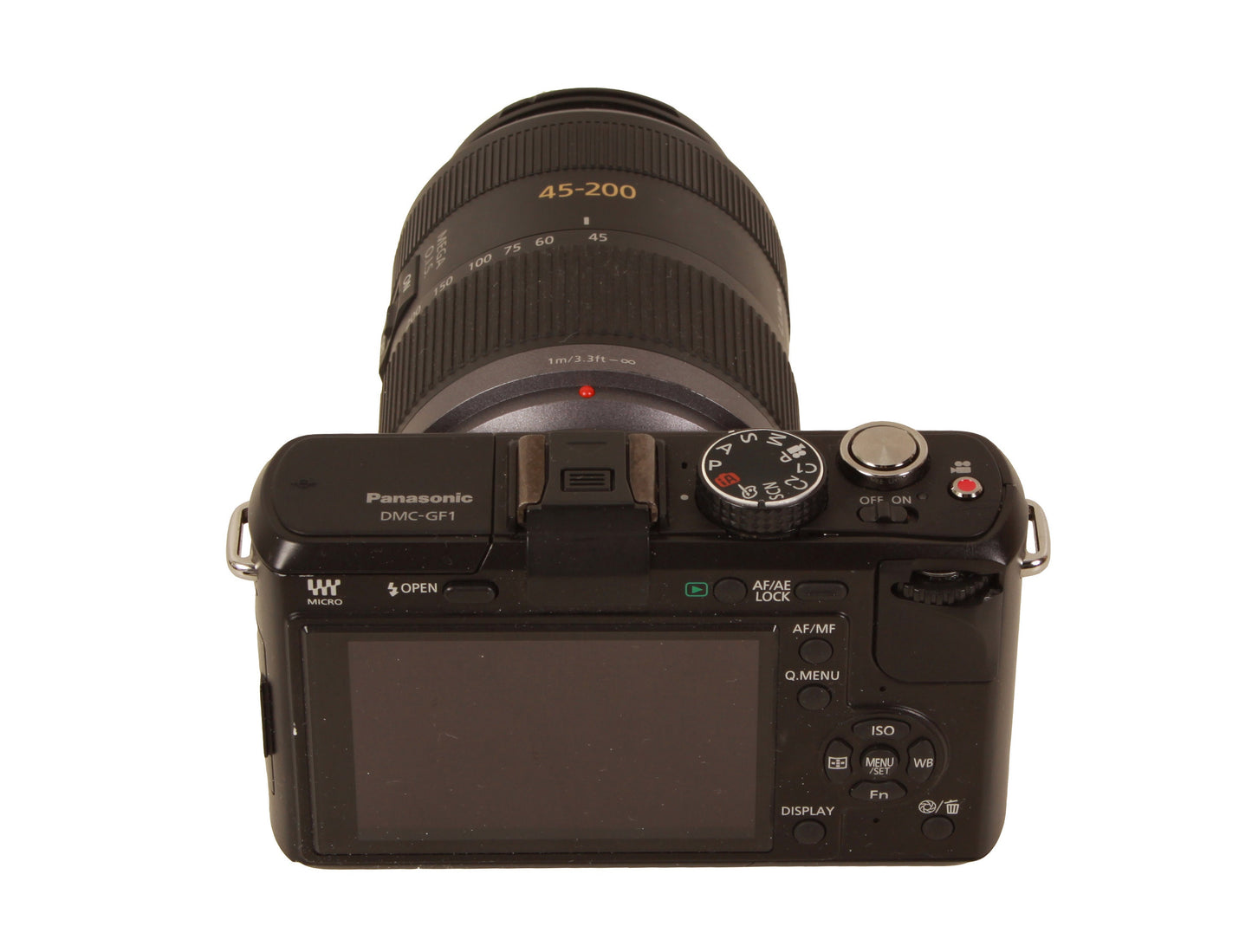 Panasonic Lumix DMC-GF1 12.1MP Mirrorless Digital Camera With Lumix 45-200mm F/4