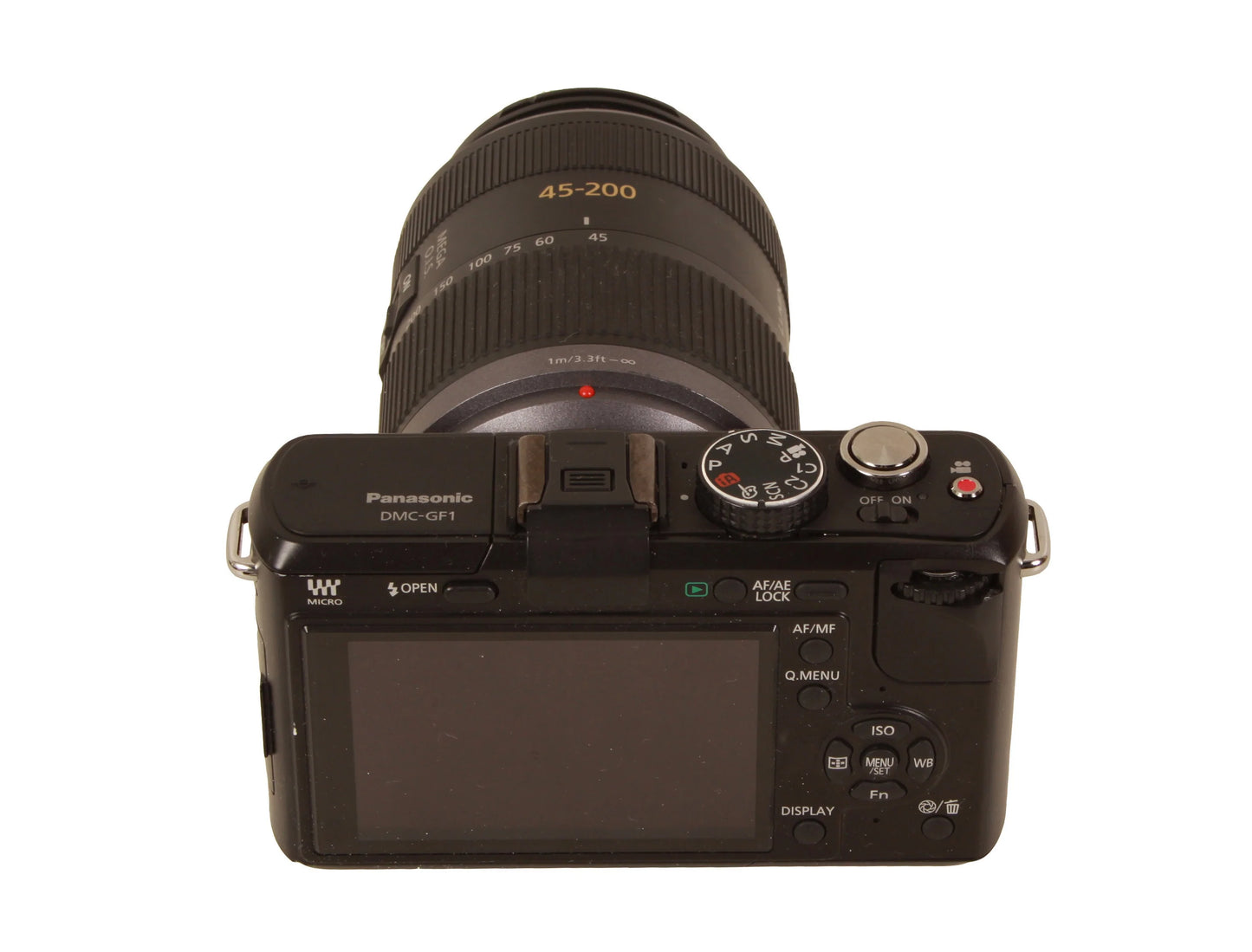 Panasonic Lumix DMC-GF1 12.1MP Mirrorless Digital Camera With Lumix 45-200mm F/4