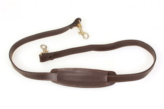 Vintage Camera Strap Brown w/ Clips 1960s