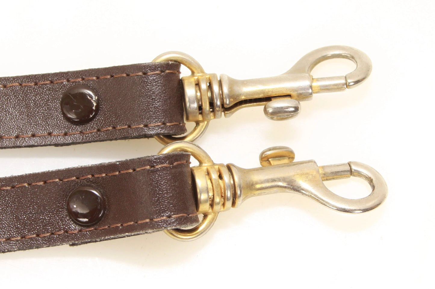 Vintage Camera Strap Brown w/ Clips 1960s