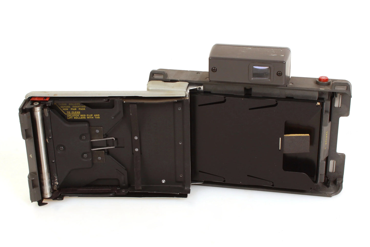 Vintage Polaroid Automatic 104 Land Camera w/ Close Up Lens & Flash