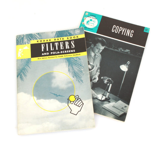 Vintage Kodak Photo Copying and Filter Data Books Set
