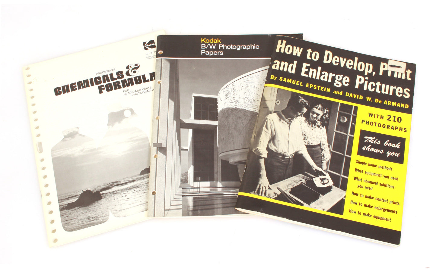 Vintage Film Photography Developing and Printmaking Guide Books Set of 3