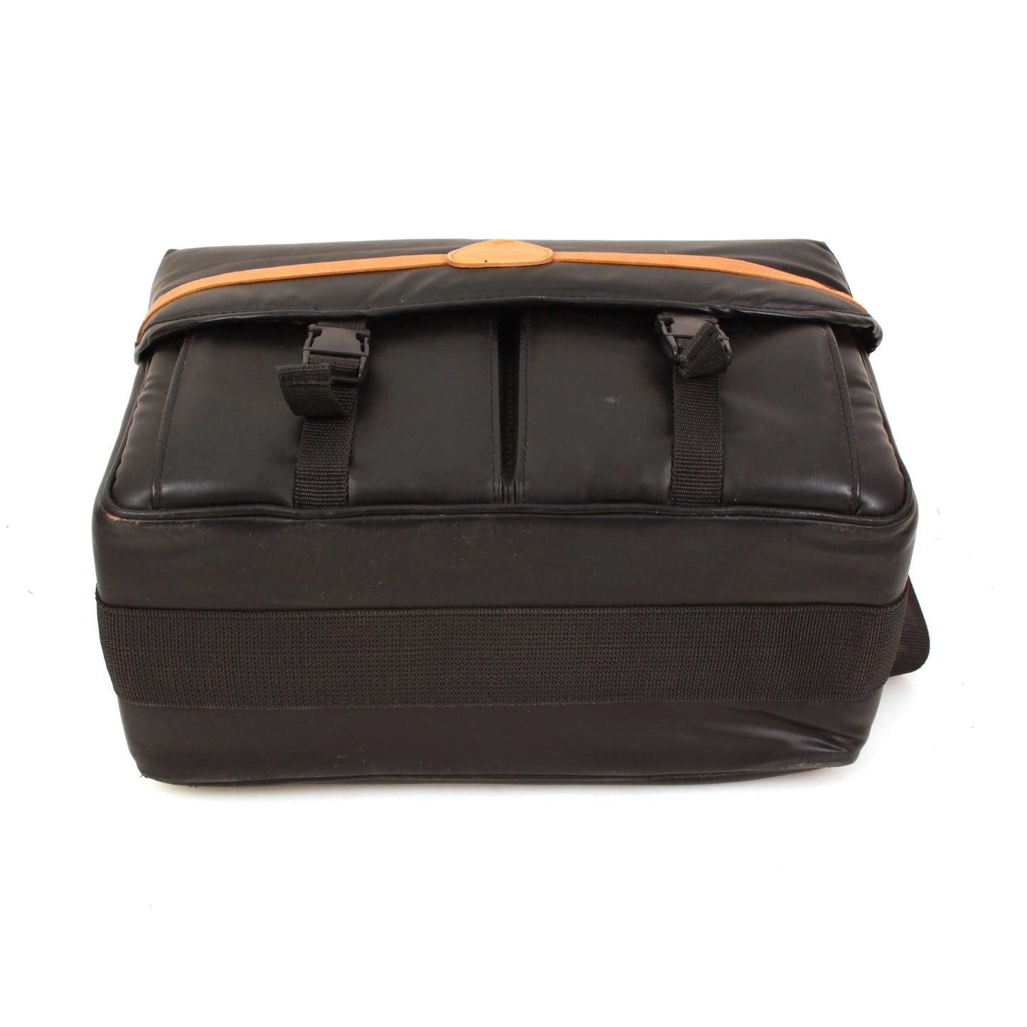 Mohak Black Leather Camera Outfit Bag Large