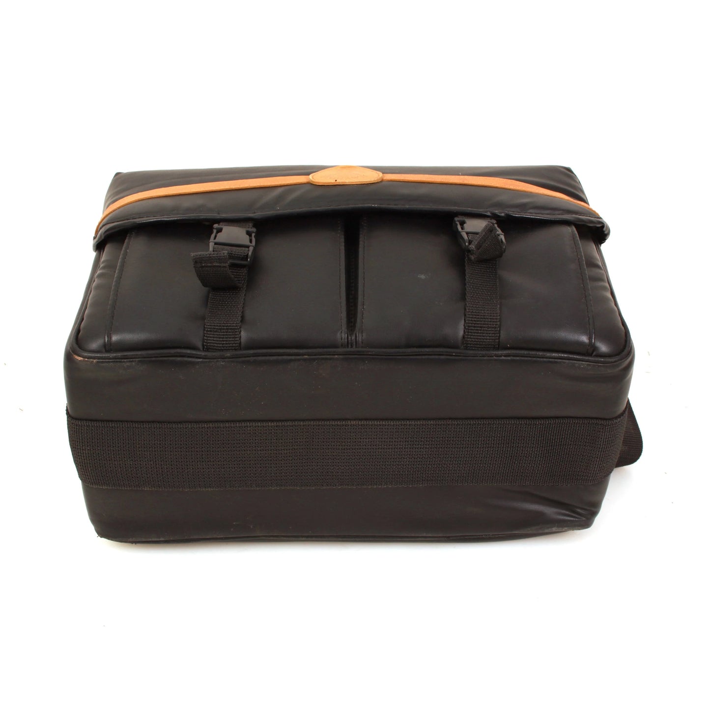 Mohak Black Leather Camera Outfit Bag Large